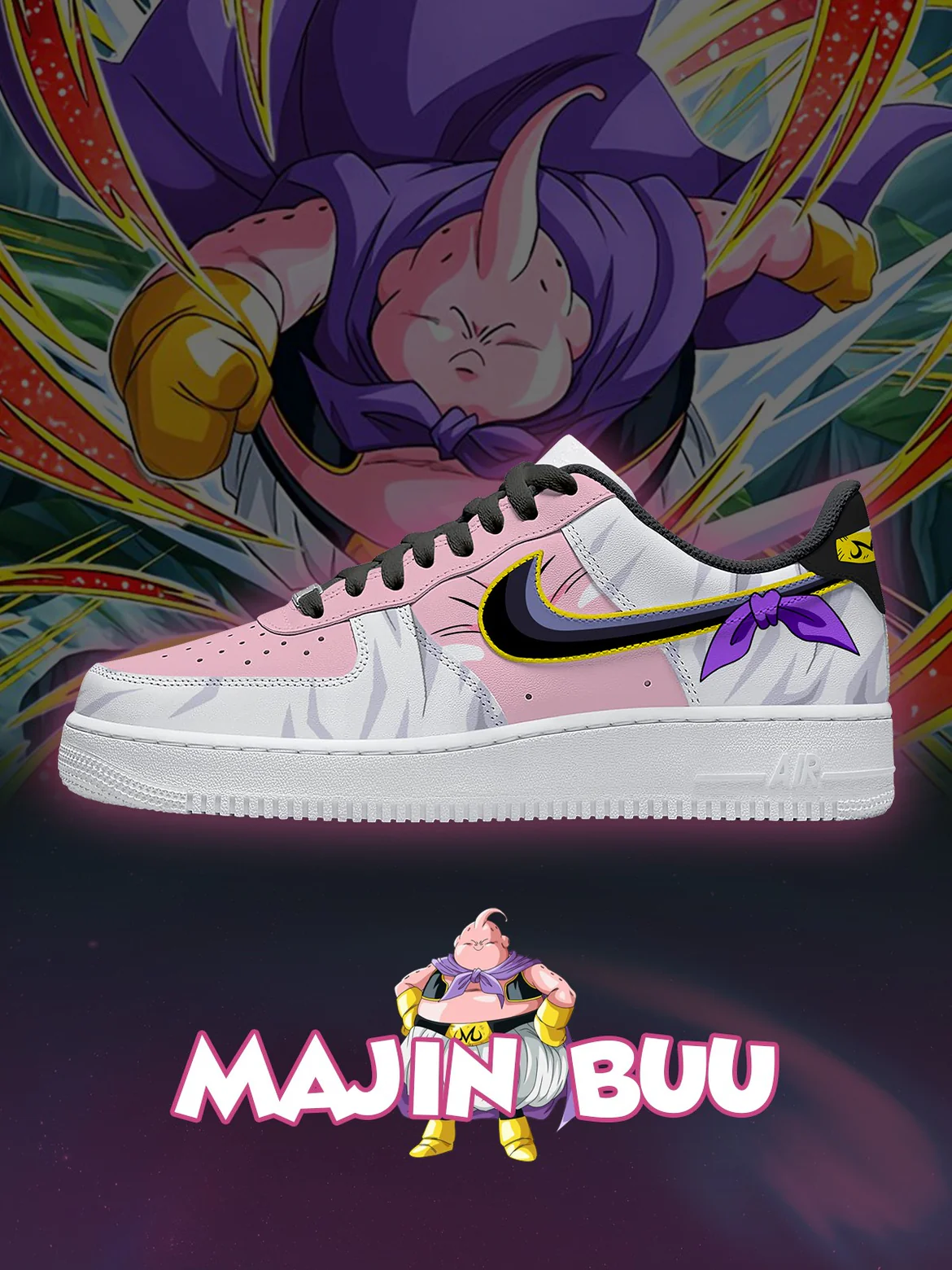 Majin Buu V.1 Custom Low Sneakers