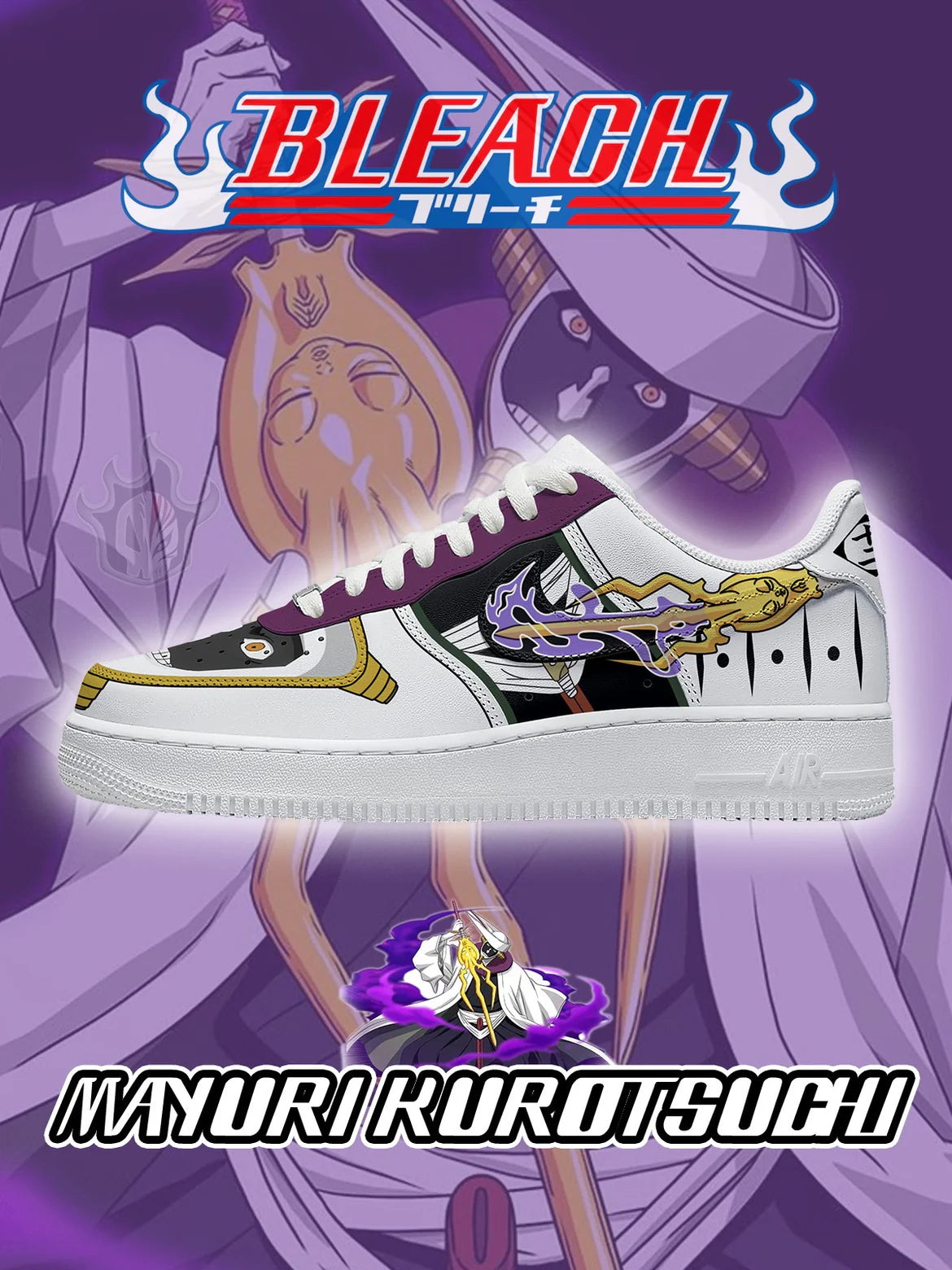 （In Stock）Bleach Series-4 Air Force Low - Top Shoes