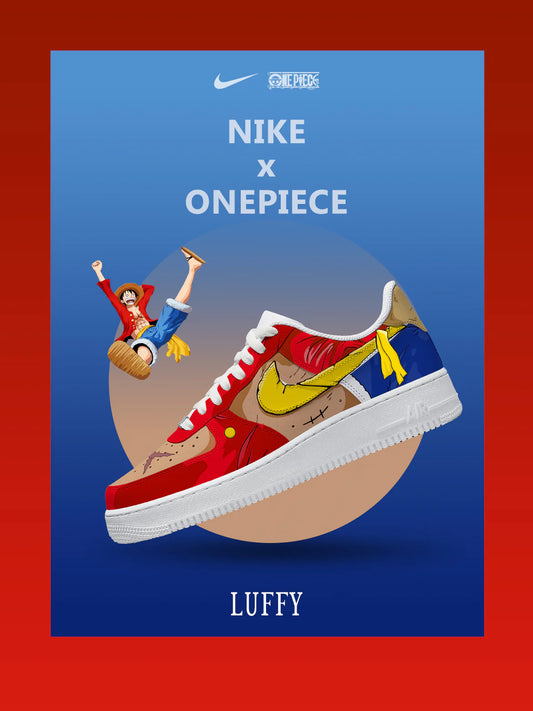 Monkey D. Luffy V.7 Custom Low Sneakers