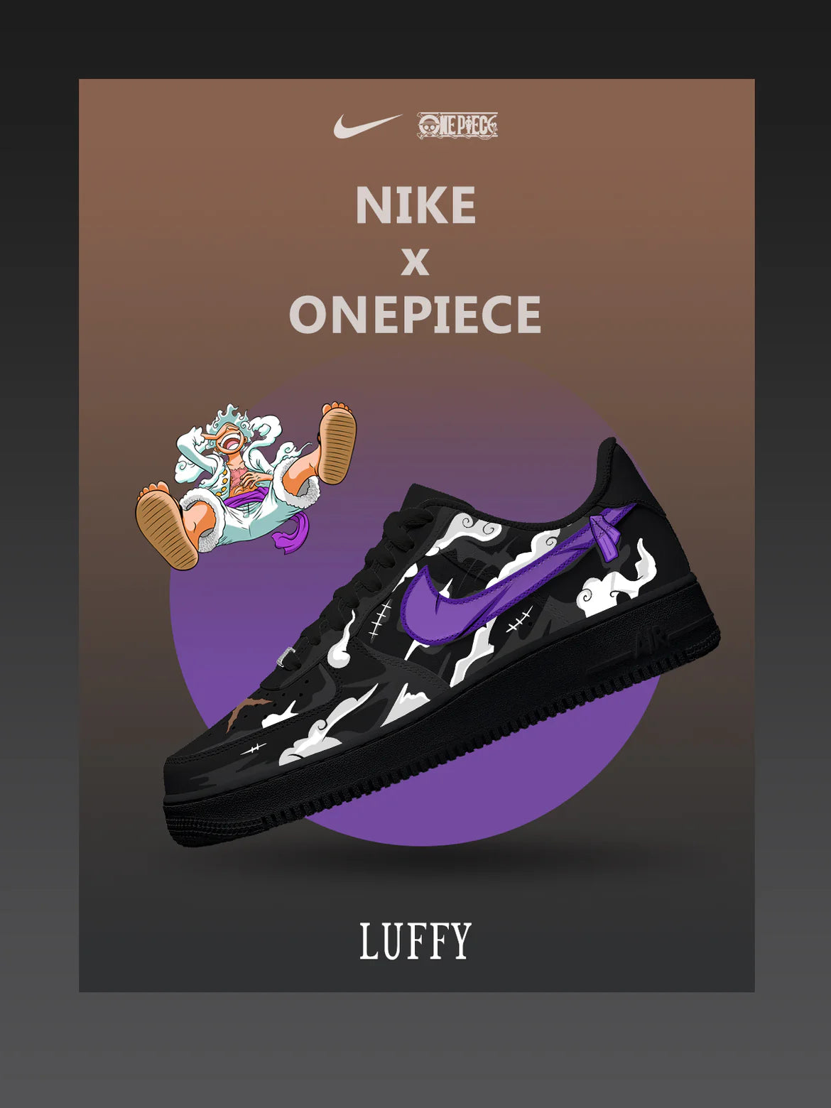 Monkey D. Luffy V.8 Custom Low Sneakers