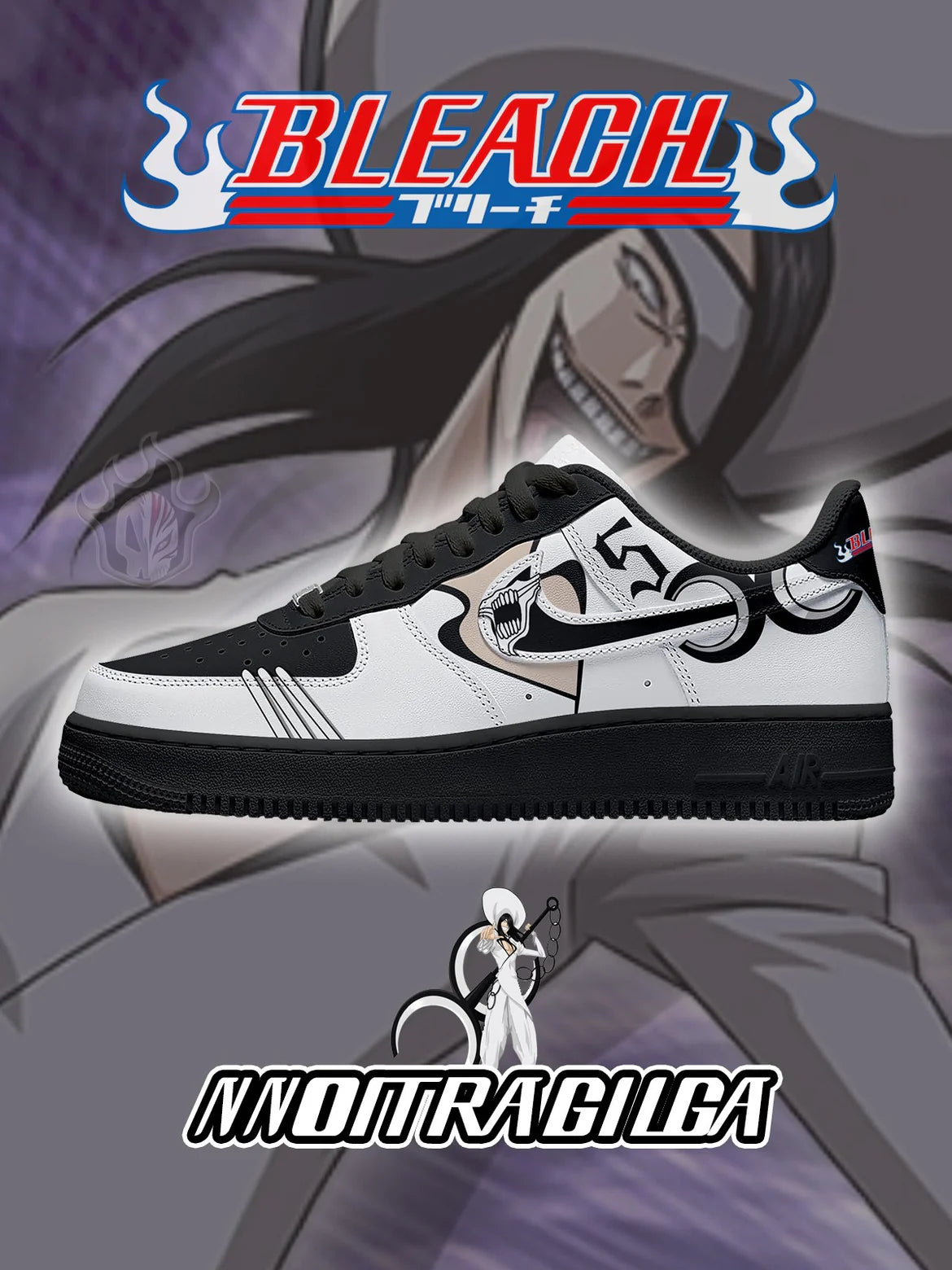 （In Stock）Bleach Series-4 Air Force Low - Top Shoes