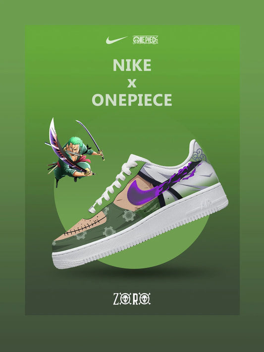 Roronoa Zoro V.3 Custom Low Sneakers