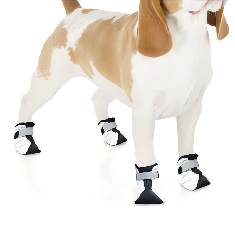 Dog Shoes: Polyester + Reflective PU + Velcro & Short Plush & Microfiber