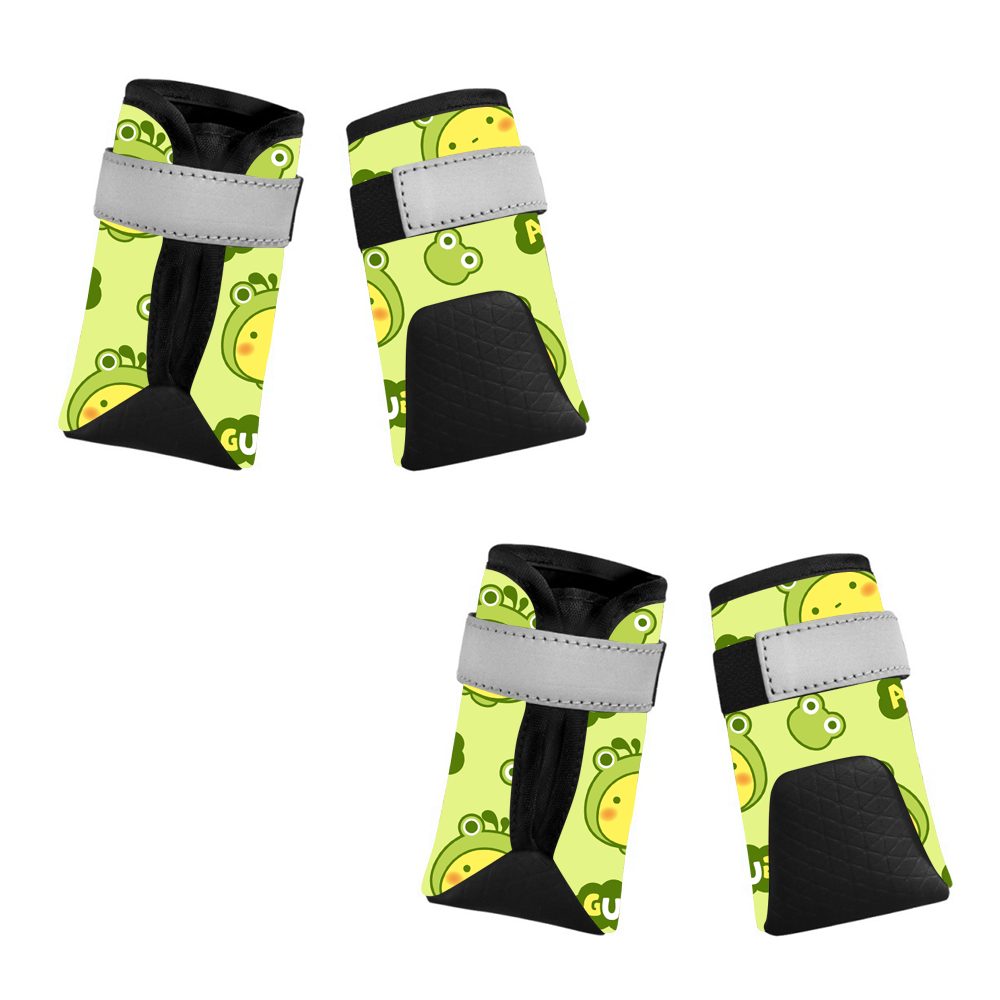Dog Shoes: Polyester + Reflective PU + Velcro & Short Plush & Microfiber
