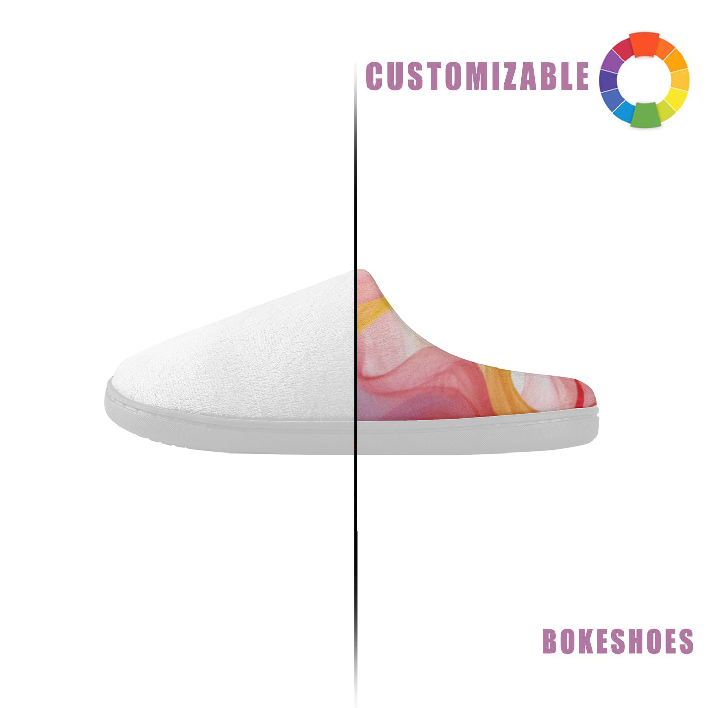 Flannel (100% Polyester) Kid Cotton Slippers