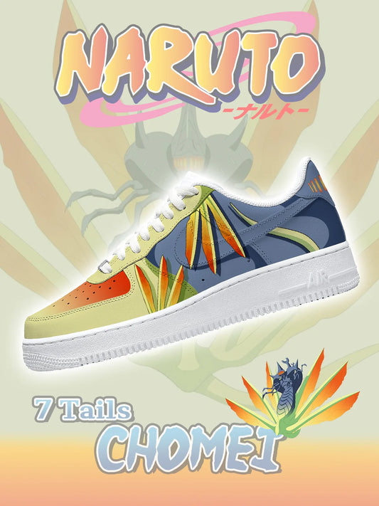Seven-Tails Chomei Saiken Tailed Beasts Custom Low Sneakers