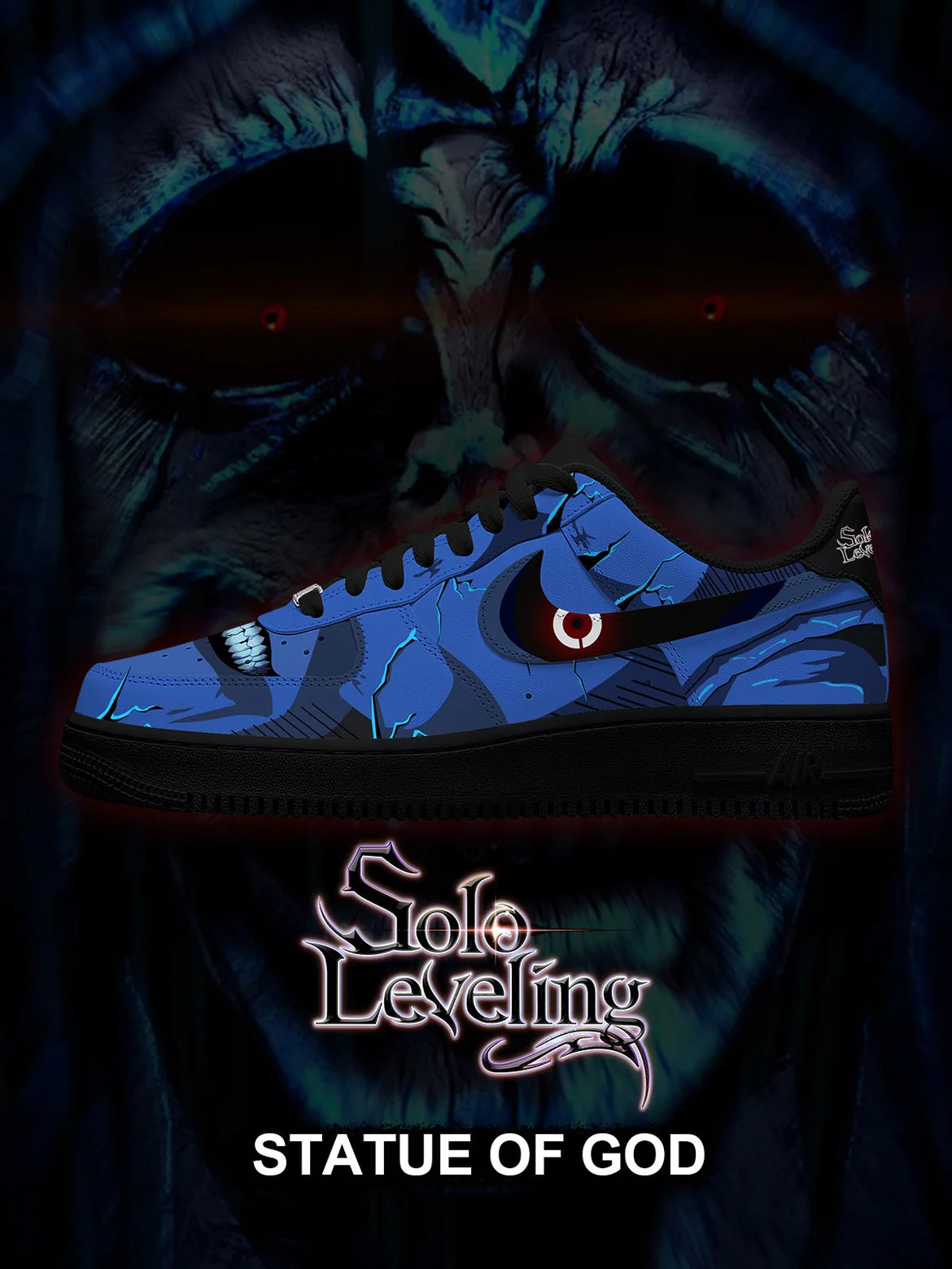 Statue of God V.1 Custom Low Sneakers
