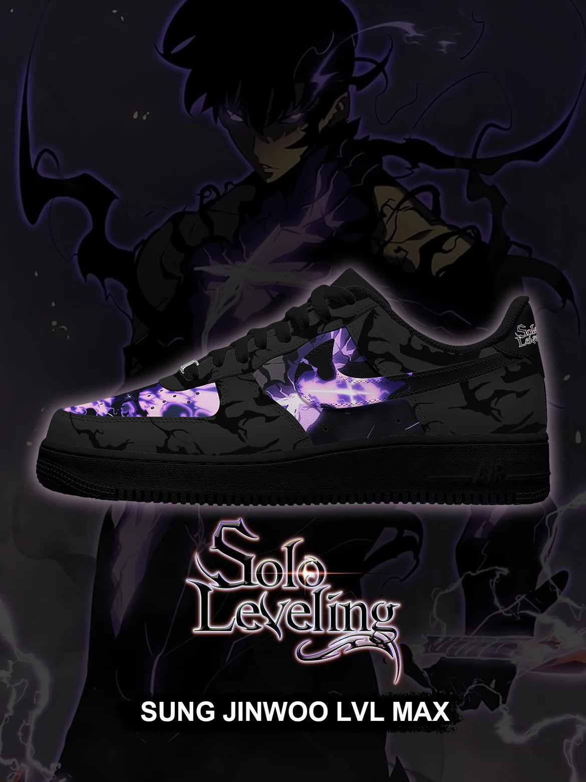 Sung Jinwoo V.2  Custom Low Sneakers
