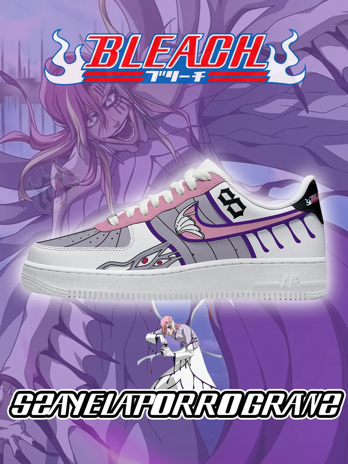 （In Stock）Bleach Series-4 Air Force Low - Top Shoes