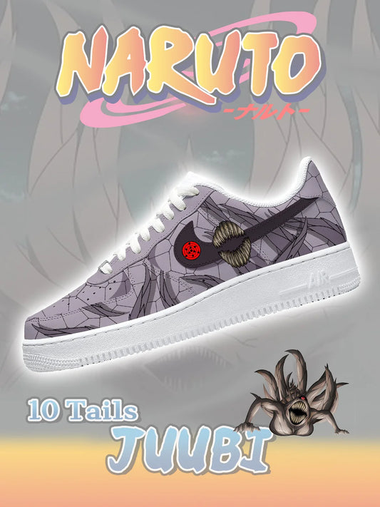 Ten-Tails Juubi Tailed Beasts Custom Low Sneakers