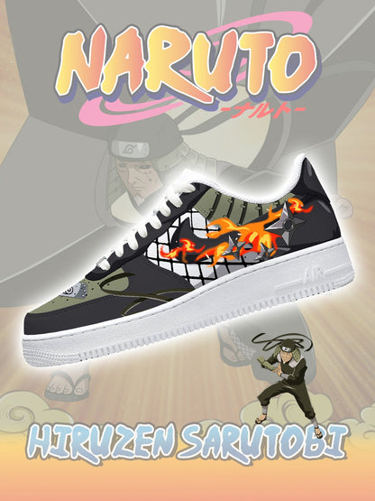 Third Hokage Hiruzen Sarutobi Custom Low Sneakers