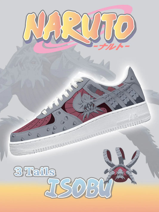 Three-Tails Isobu Tailed Beasts Custom Low Sneakers