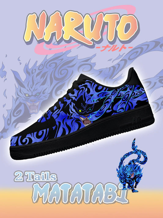 Two-Tails Matatabi Tailed Beasts Custom Low Sneakers