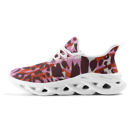 Leopard - Print Flex Running Shoes
