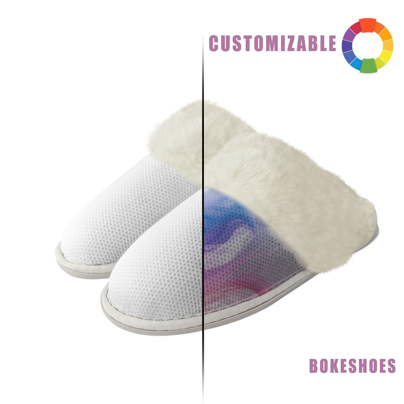 Fleece - Lined Plush Slippers