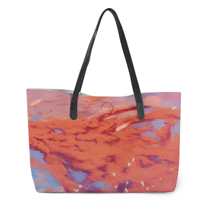 Leather multifunctional hand-held shopping bags