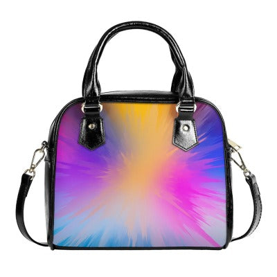 Color - Burst PU Handbag