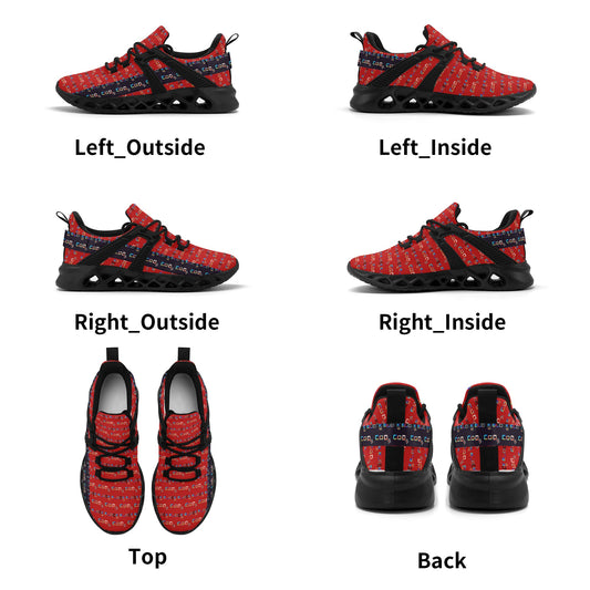 Customizable Flyknit Sneakers | MD - Sole Shoes for Sporty Style