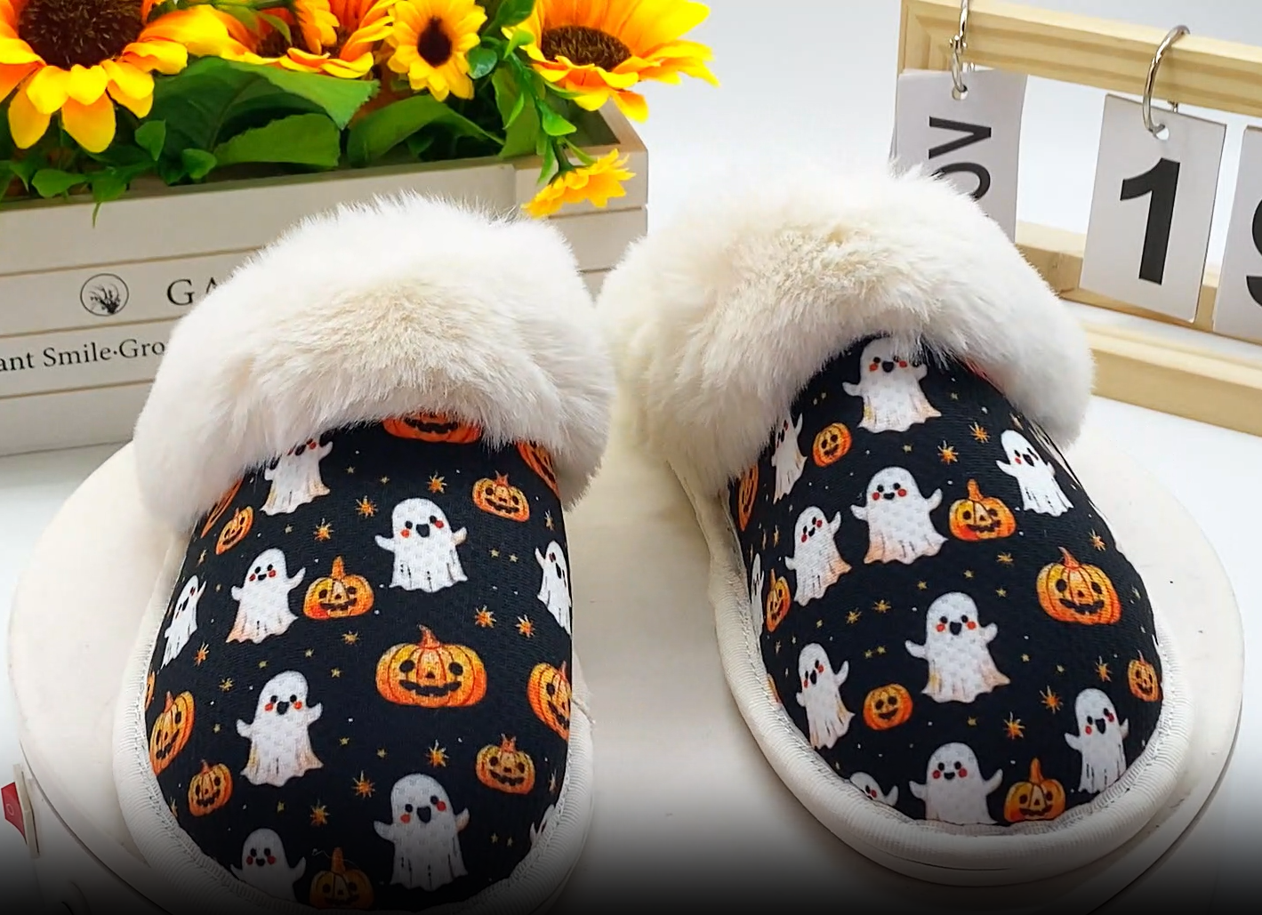 Fleece - Lined Plush Slippers