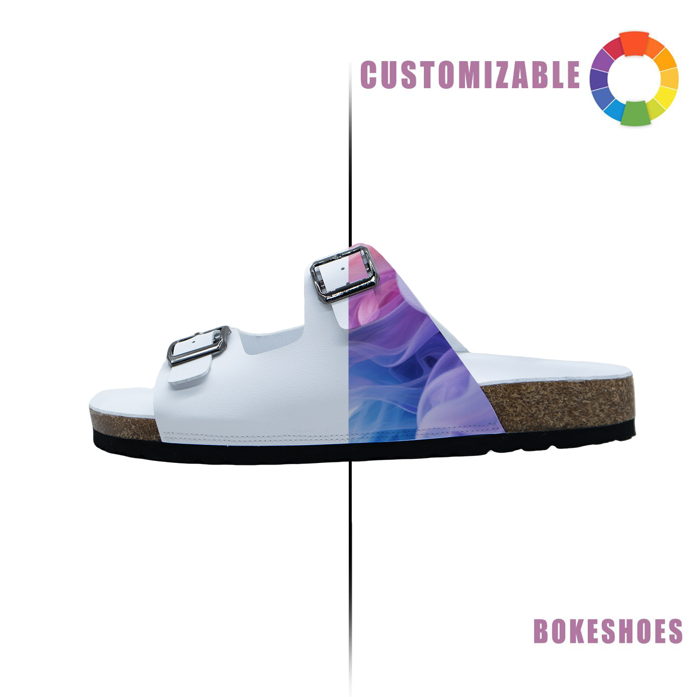 Fashion Thick - Sole Buckle Slides