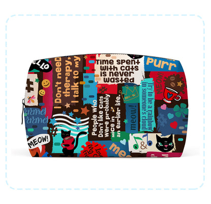 Design Your Own Lightweight and waterproof leather makeup bag