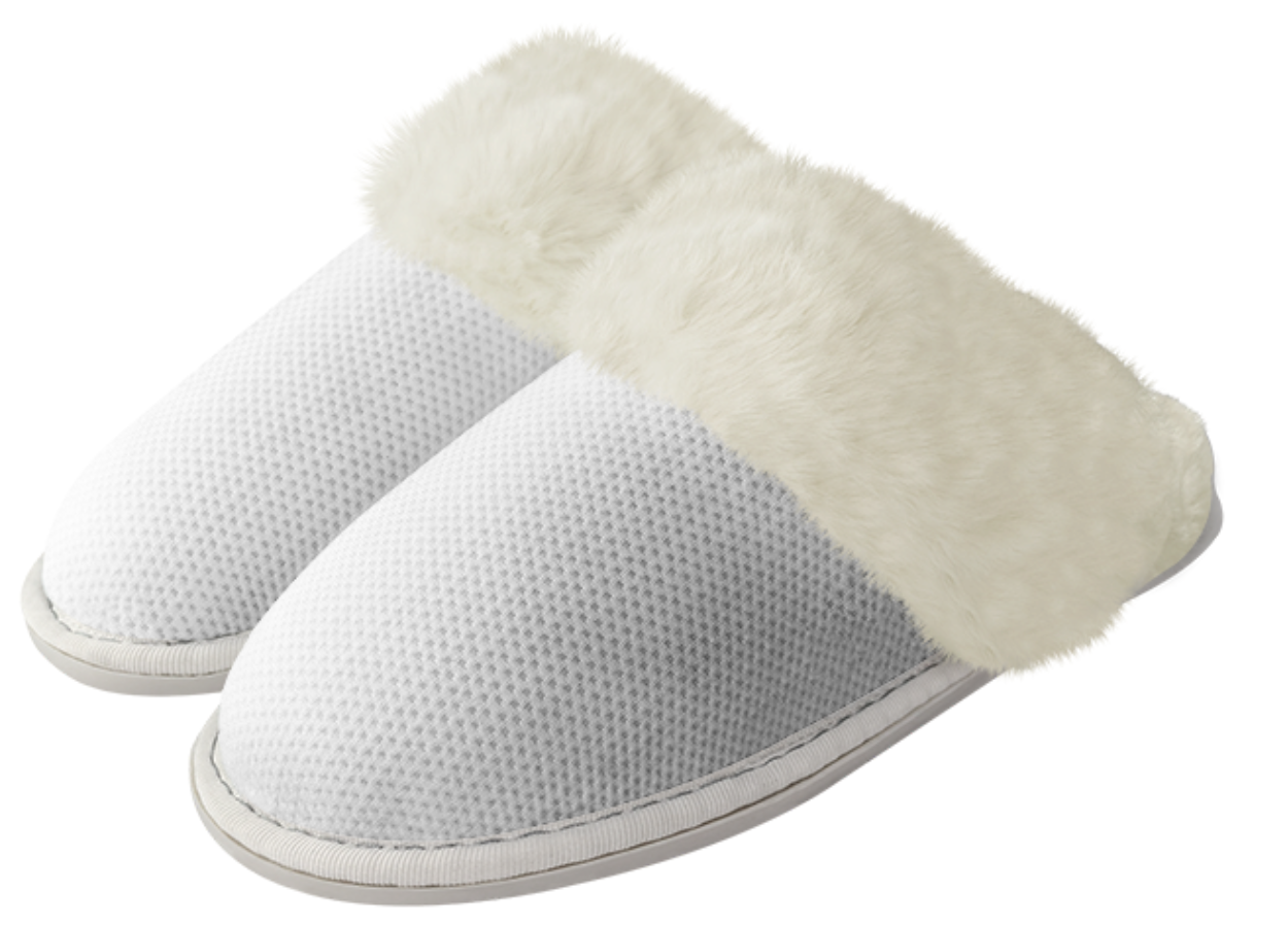 Fleece - Lined Plush Slippers